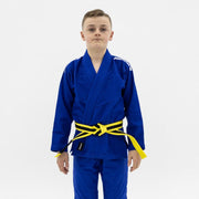 Hooks Kids Classic BJJ Gi - Blue includes White Belt - Just Jits