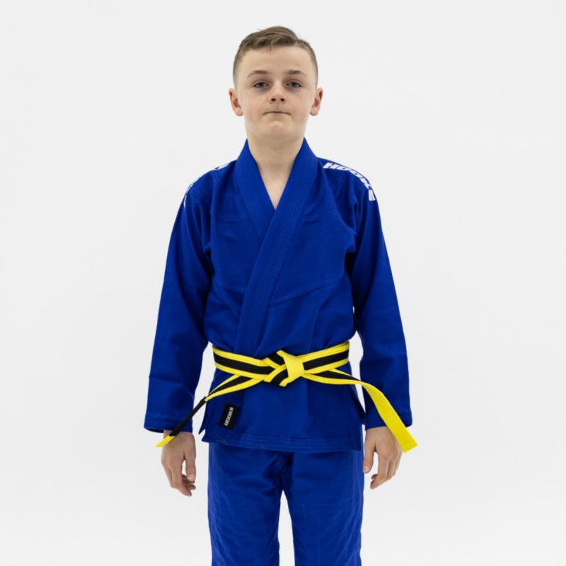 Hooks Kids Classic BJJ Gi - Blue includes White Belt - Just Jits