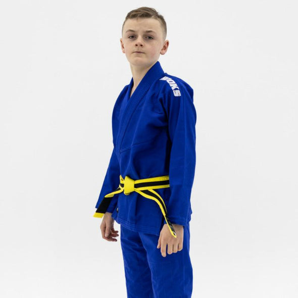 Hooks Kids Classic BJJ Gi - Blue includes White Belt - Just Jits