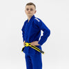 Hooks Kids Classic BJJ Gi - Blue includes White Belt - Just Jits