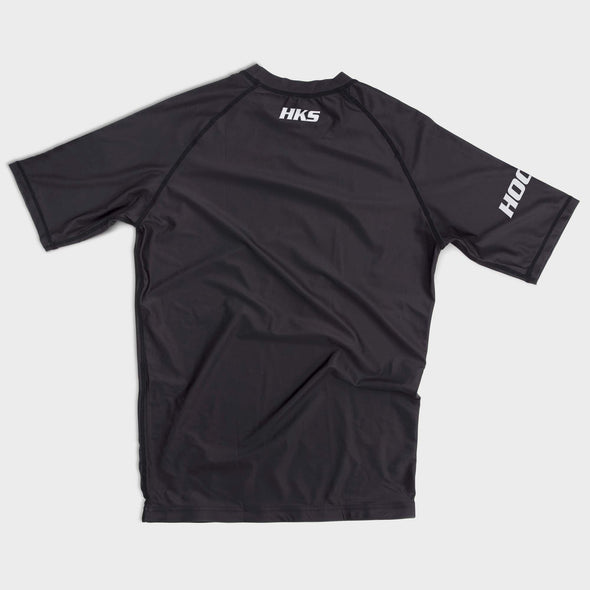 Hooks Kids Core BJJ Rashguard Black - Short sleeve - Just Jits