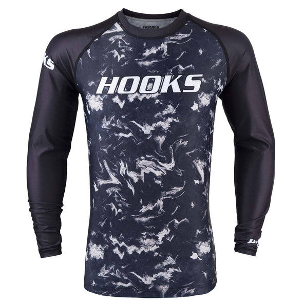 Hooks Granite Rash Guard - Long Sleeve - Just Jits