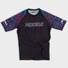 Hooks Kids Neon Panther BJJ Rashguard - Short Sleeve - Just Jits