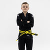Kids Hooks Origin BJJ Gi - Black with White Belt - Just Jits
