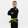 Kids Hooks Origin BJJ Gi - Black with White Belt - Just Jits