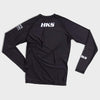 Hooks Long Sleeve Ranked Rashguard - Black - Just Jits