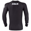 Hooks Long Sleeve Ranked Rashguard - Black - Just Jits