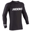 Hooks Long Sleeve Ranked Rashguard - Black - Just Jits