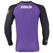 Hooks Long Sleeve Ranked Rashguard - Purple - Just Jits
