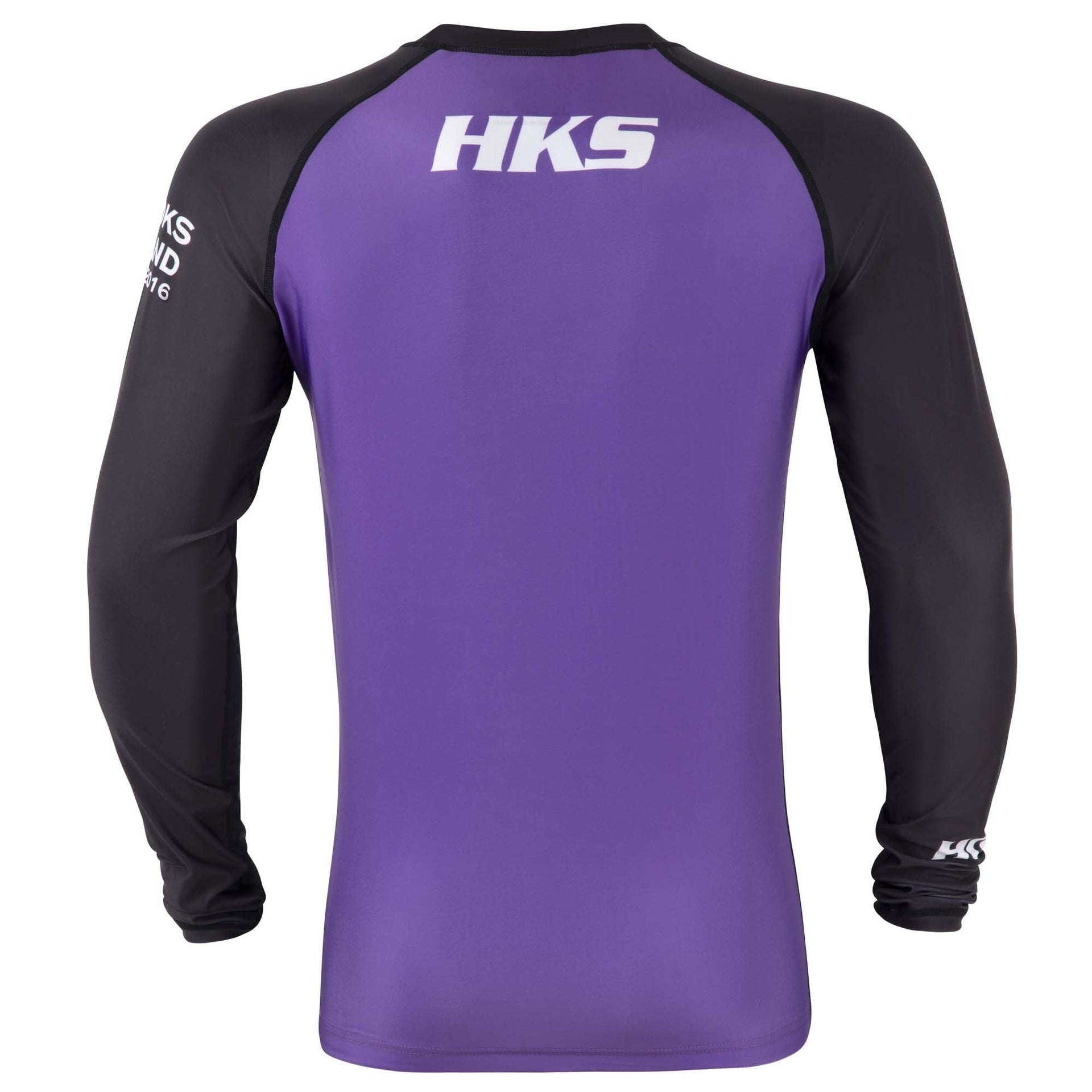 Hooks Long Sleeve Ranked Rashguard - Purple - Just Jits