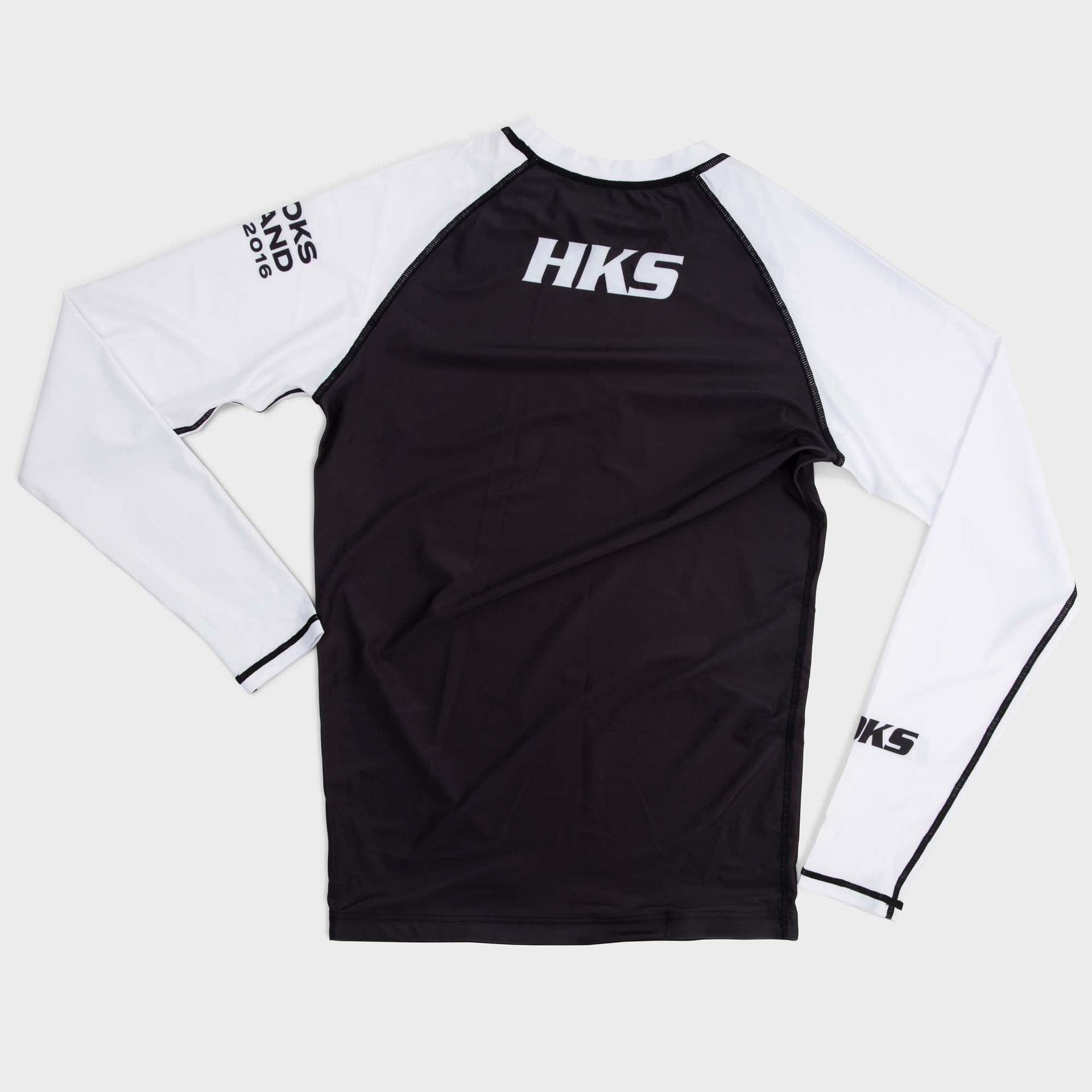 Hooks Long Sleeve Ranked Rashguard - White - Just Jits