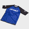 Hooks Short Sleeve Ranked Rashguard - Blue - Just Jits