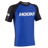 Hooks Short Sleeve Ranked Rashguard - Blue - Just Jits