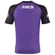 Hooks Short Sleeve Ranked Rashguard - Purple - Just Jits