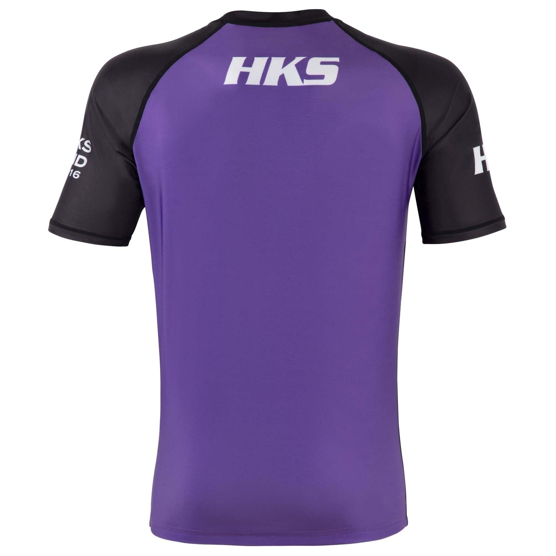 Hooks Short Sleeve Ranked Rashguard - Purple - Just Jits