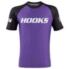 Hooks Short Sleeve Ranked Rashguard - Purple - Just Jits