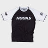 Hooks Short Sleeve Ranked Rashguard - White - Just Jits