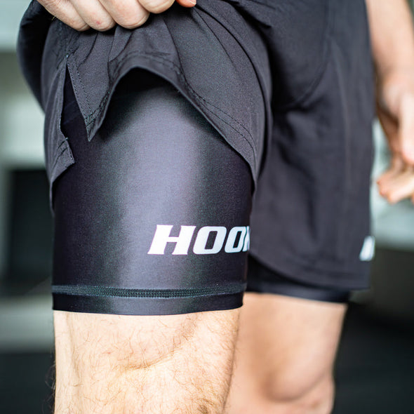 Hooks BJJ Shorts - Sports+ Dual Layer