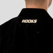 Hooks Ultra Light BJJ Gi - Black w/ Gold - Just Jits