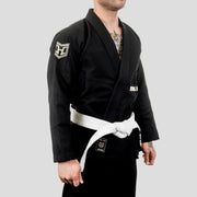 Hooks Ultra Light BJJ Gi - Black w/ Gold - Just Jits