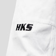 Hooks Ultra Light BJJ Gi - White w/ Black and Red - Just Jits