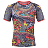 Kureijī x Third Eye Stuff Collab - Snake Wrap Short Sleeve Rashguard - Just Jits