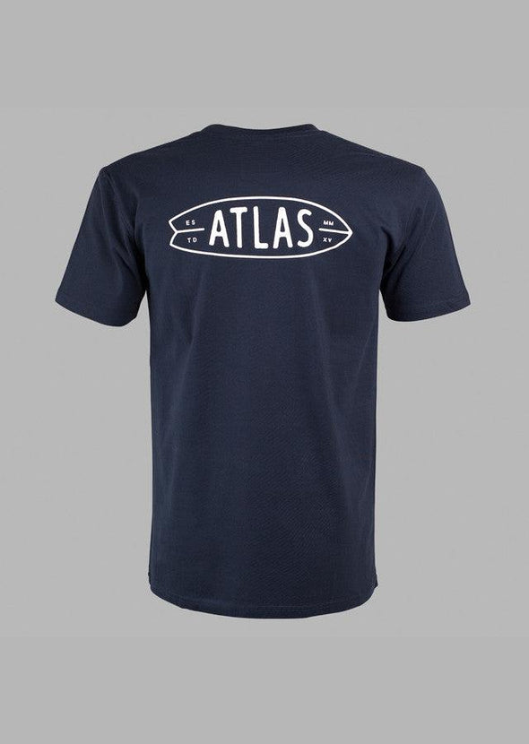 ATLAS CLEARANCE BOARD TEE - NAVY - Just Jits