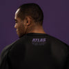 Atlas Box Logo Rashguard - Black / Purple - Just Jits