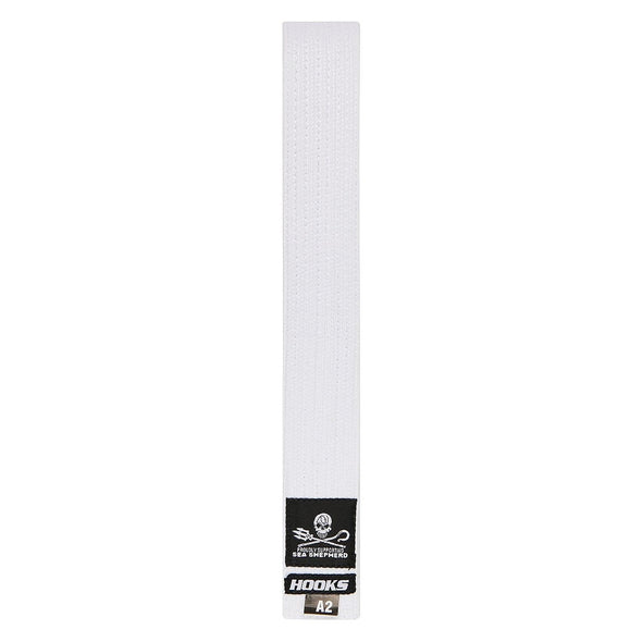 Hooks Sea Shepherd Collaboration Premium Pearl BJJ Belt - Just Jits