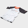 Just Jits Shop Short Sleeve Rashguard - White/Black - Just Jits