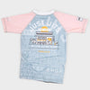 Just Jits Shop Short Sleeve Rashguard - Light Blue/Pink - Just Jits