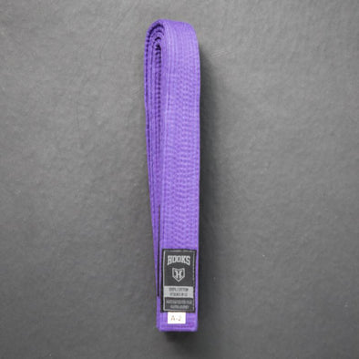 Hooks Purple Jiu Jitsu Belt - Just Jits