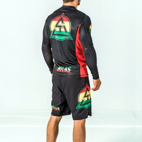 Clearance ATLAS RASTA RASH GUARD Long Sleeve