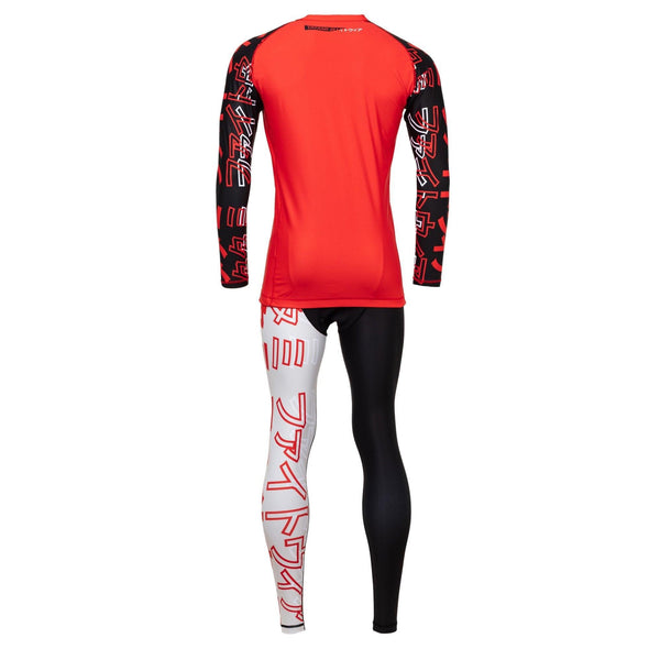 Tatami Uncover Long Sleeve Rash Guard - Red - Just Jits