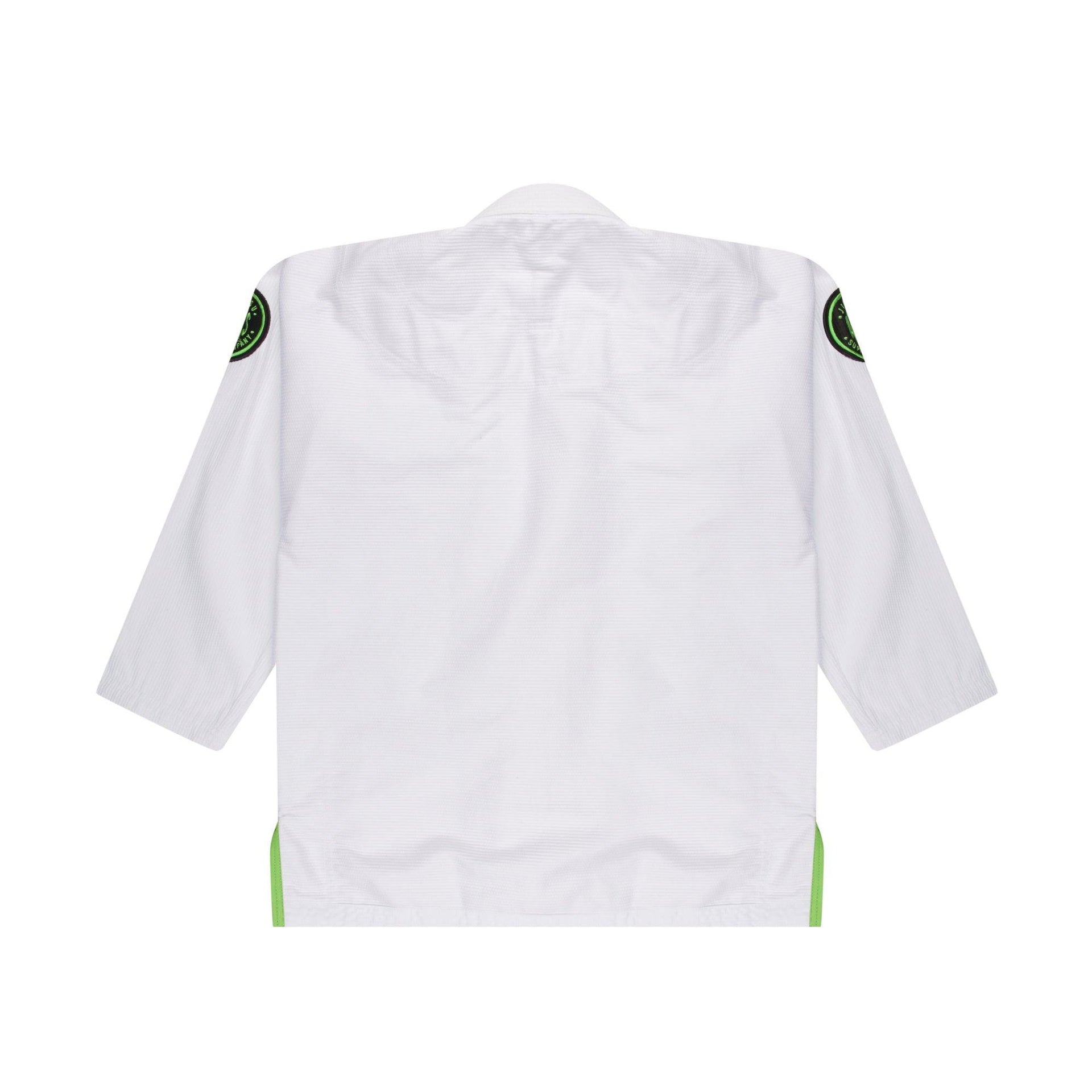 Atlas Pro Standard Competitor - White with Black/Green - Just Jits