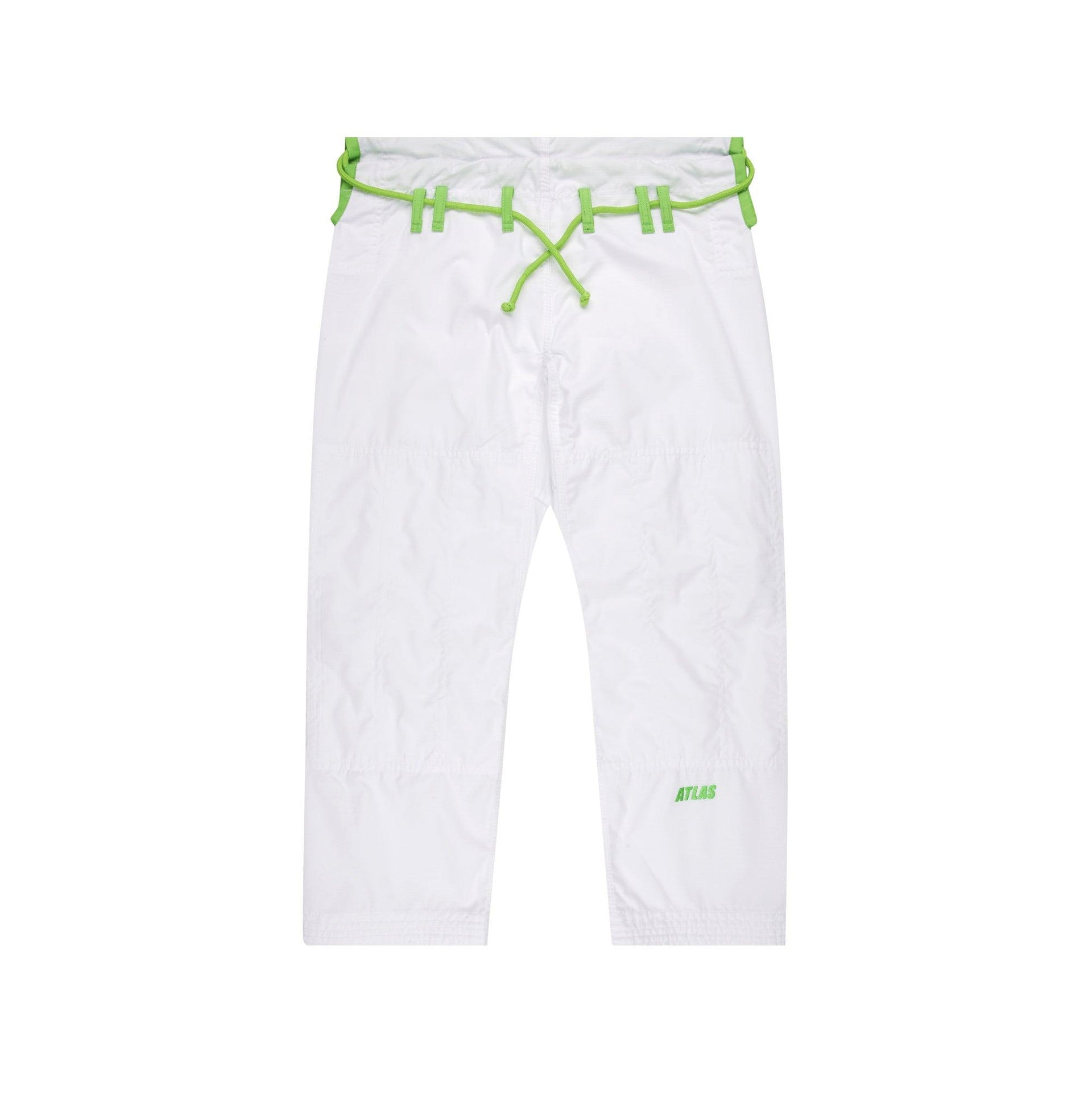 Atlas Pro Standard Competitor - White with Black/Green - Just Jits