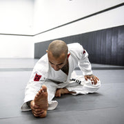 Hooks Ultra Light BJJ Gi - White w/ Black and Red - Just Jits