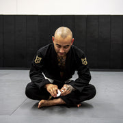 Hooks Ultra Light BJJ Gi - Black w/ Gold - Just Jits