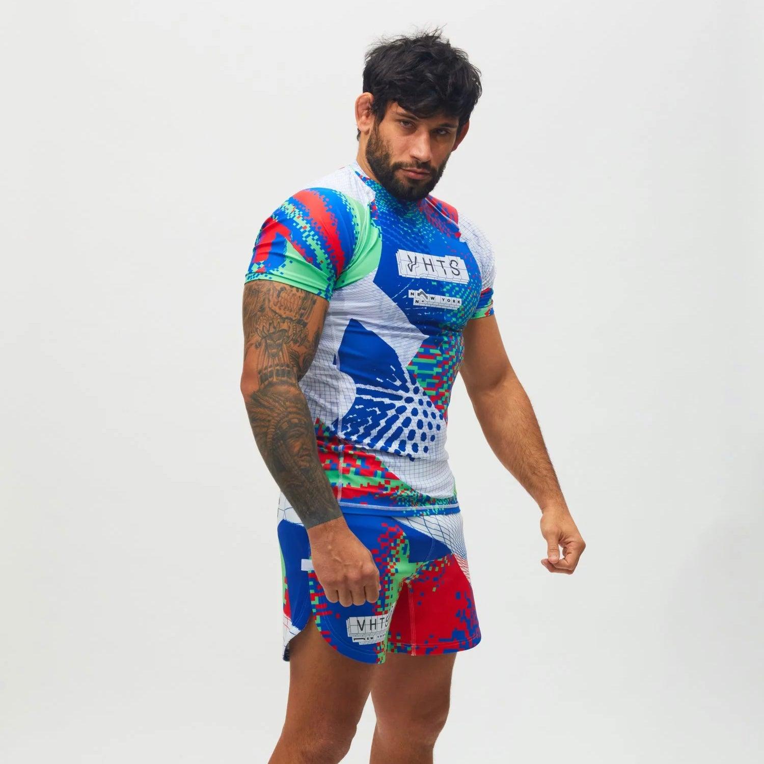 VHTS x J. Demsky - Collaboration Short Sleeve Rashguard - Just Jits