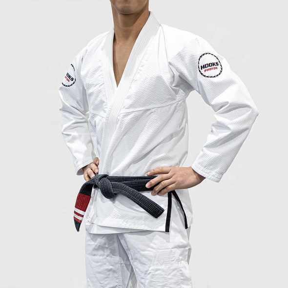 Hooks Photon BJJ Gi - White - Just Jits