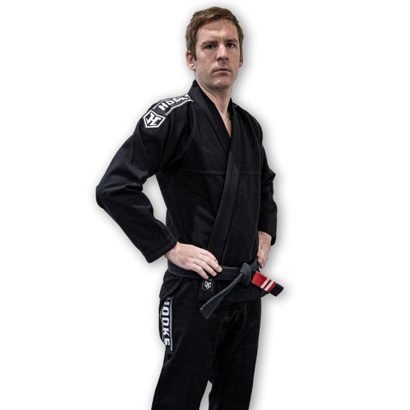 Hooks Origin BJJ Gi - Black with White Belt - Just Jits