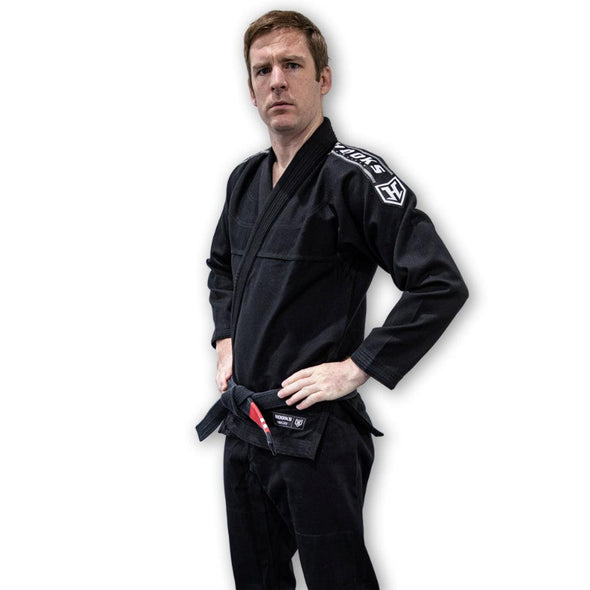 Hooks Origin BJJ Gi - Black with White Belt - Just Jits