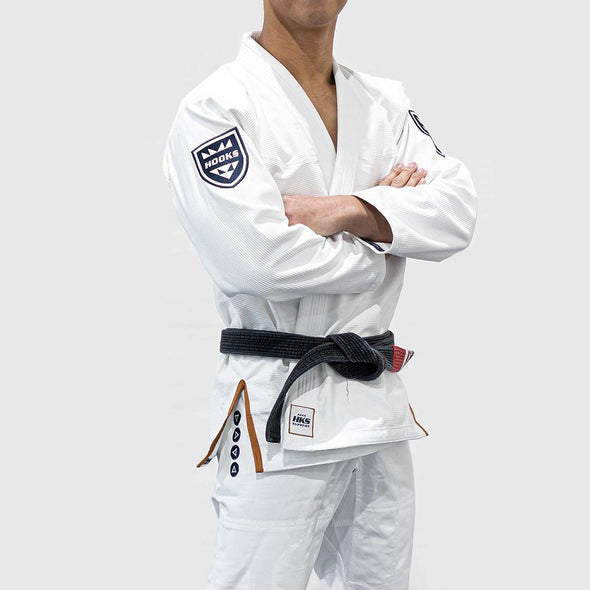 Hooks Supreme BJJ Gi - White - Just Jits